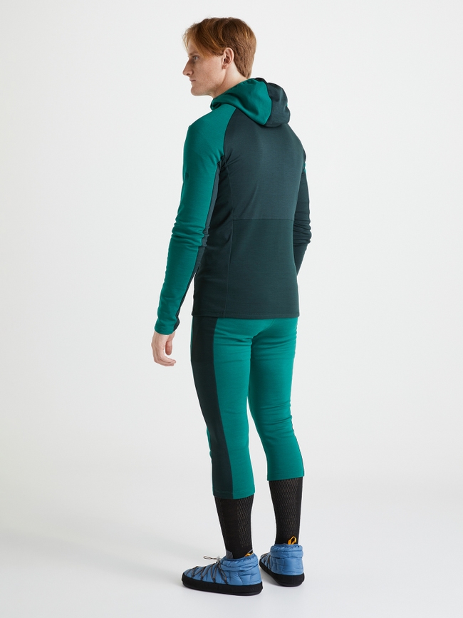 Vertical Mid Zip Hood Jacket Men