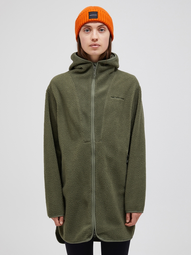 Pile Long Zip Women