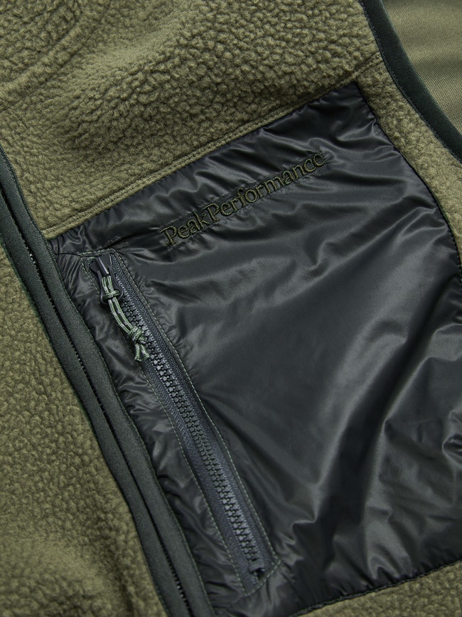 Pile Zip Vest Men