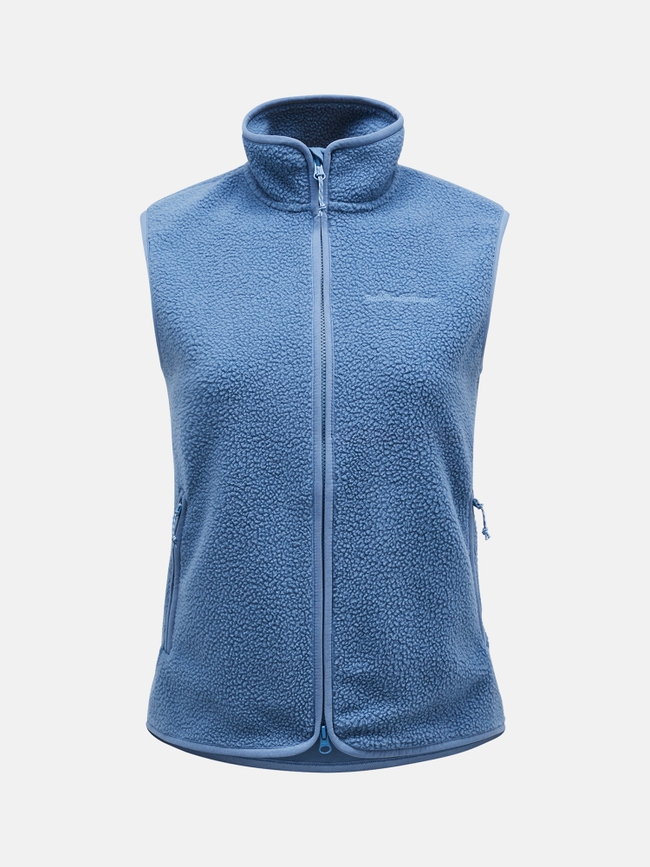 Pile Zip Vest Women
