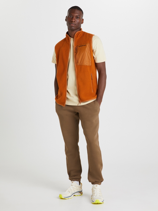 Pile Zip Vest Men