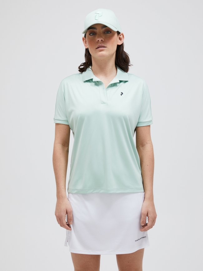 Illusion Short Sleeve Polo Women