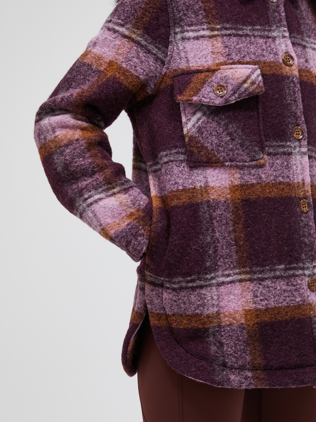 Kelly Wool Shirt Jacket Women