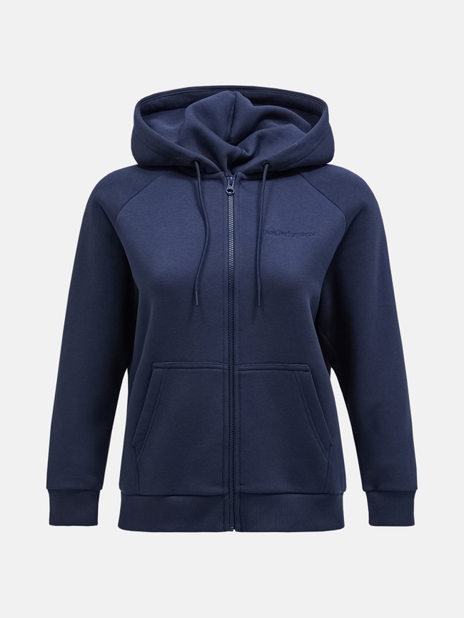 Original Small Logo Zip Hood Women