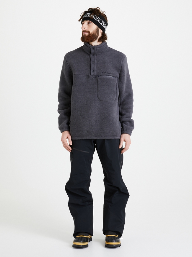 Fleece Snap T-Neck Men