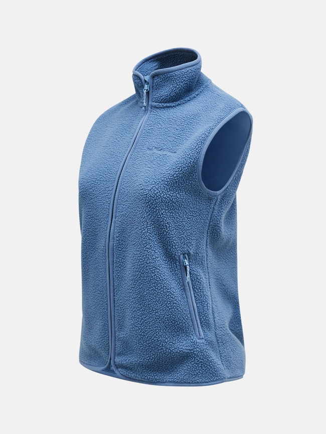 Pile Zip Vest Women