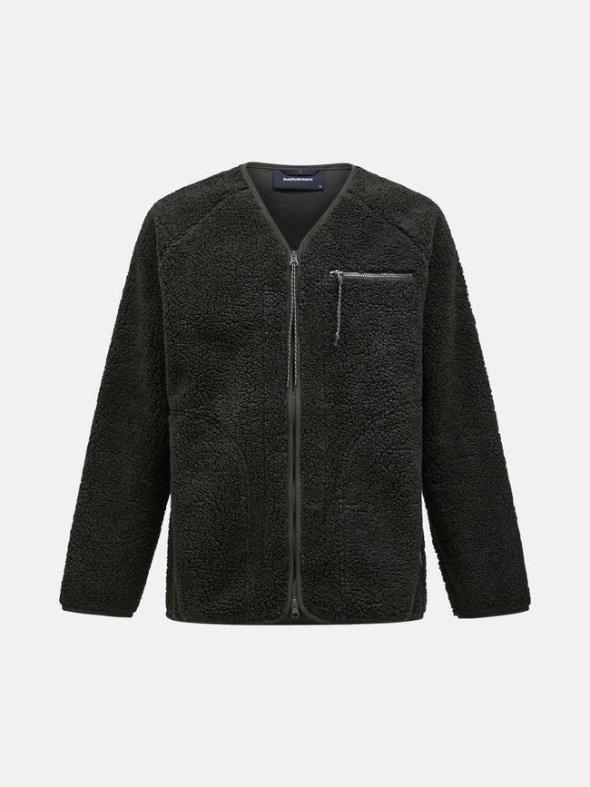 Heavy Pile Oversized Cardigan Men