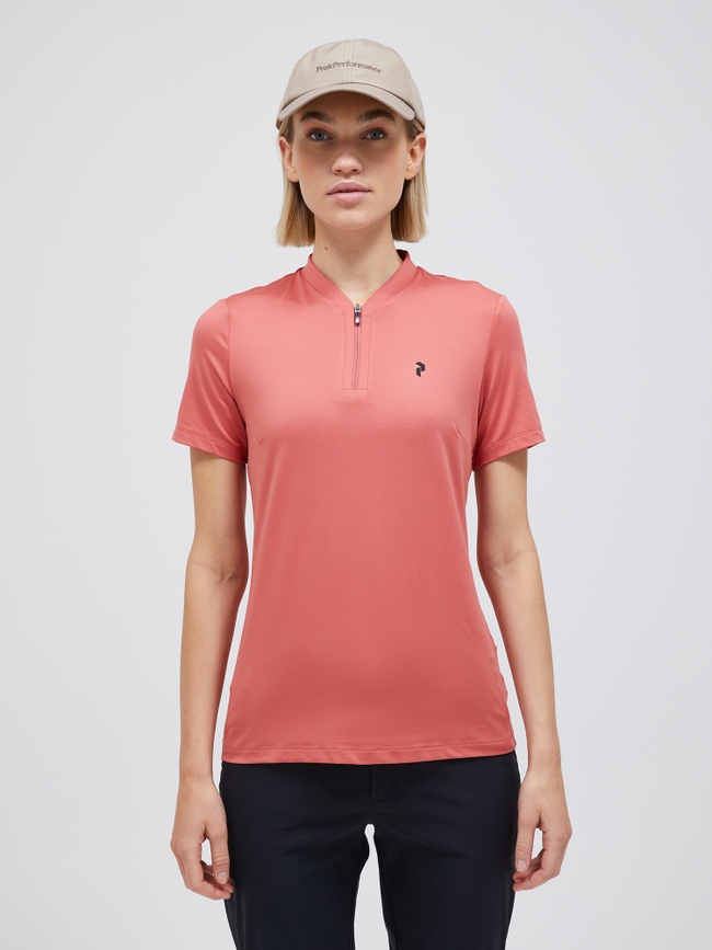 Turf Zip Short Sleeve Top Women