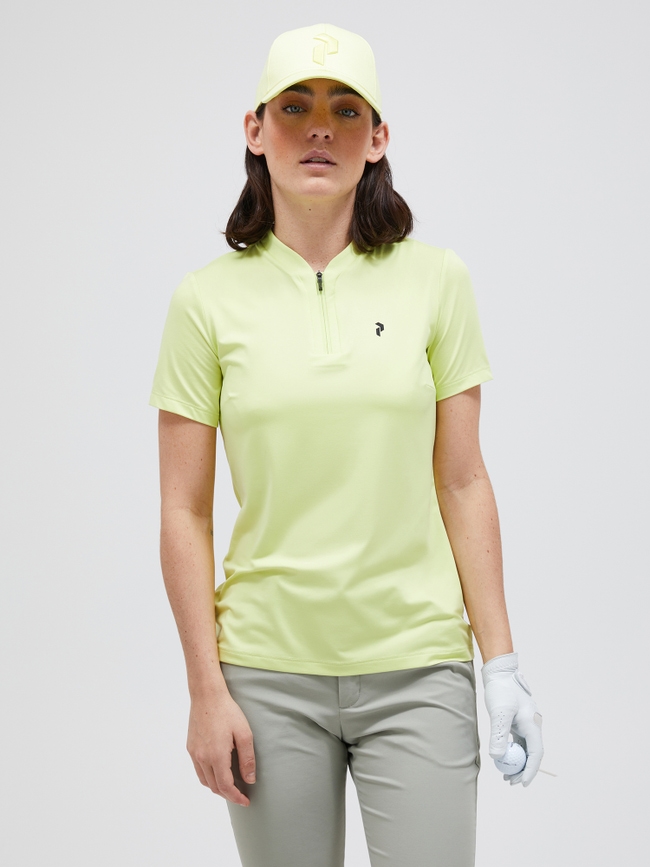 Turf Zip Short Sleeve Top Women