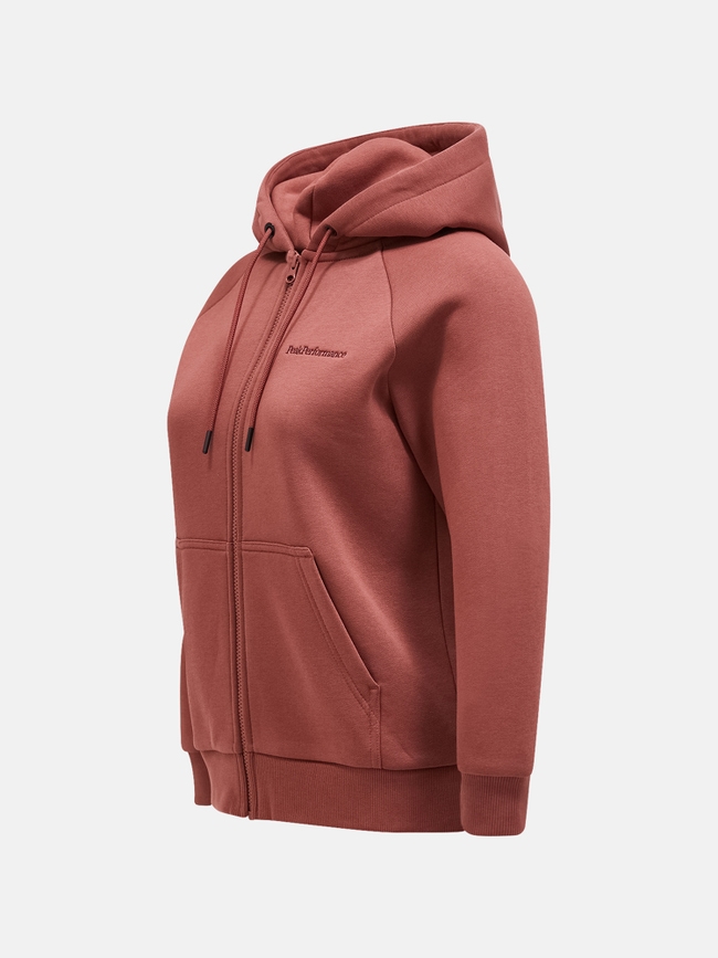 Original Small Logo Zip Hood Women