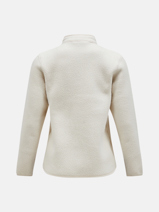 Fleece Snap Cardigan Women