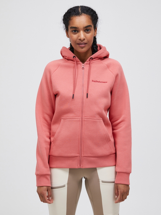 Original Small Logo Zip Hood Women
