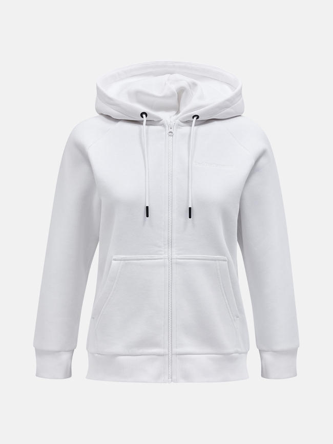 Original Small Logo Zip Hood Women