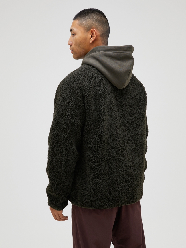 Heavy Pile Oversized Cardigan Men