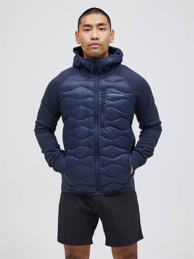 Helium Down Hybrid Hood Men