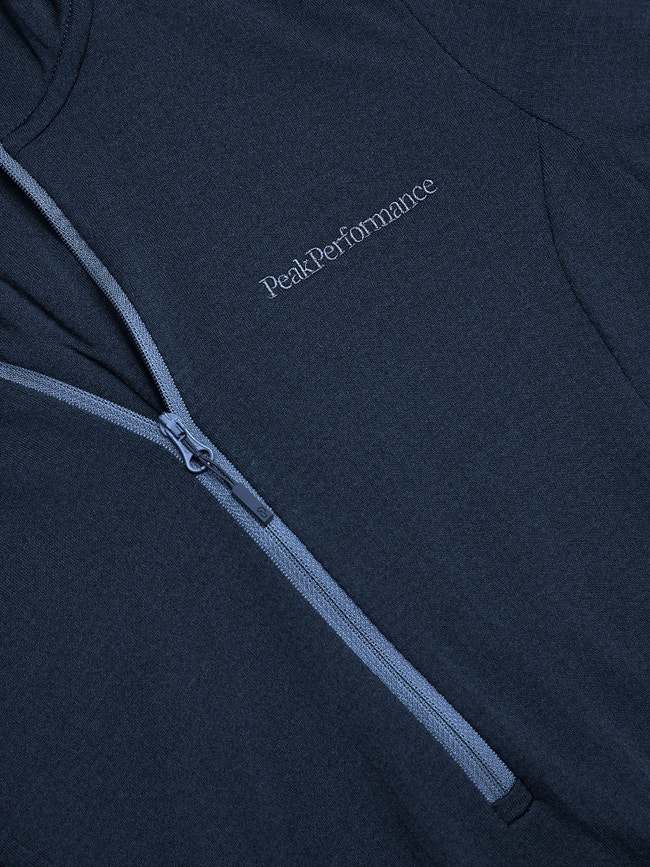 Light Hooded Fleece Half Zip Women