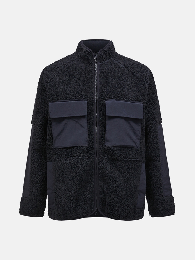 Heavy Pile Oversized Jacket Men