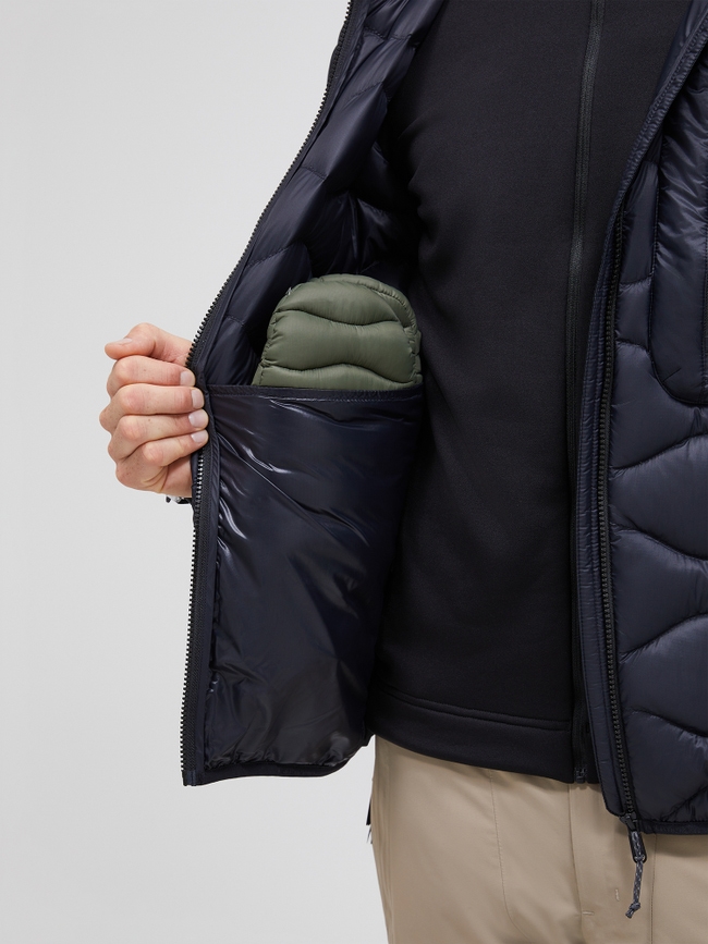 Helium Utility Down Hood Jacket Men