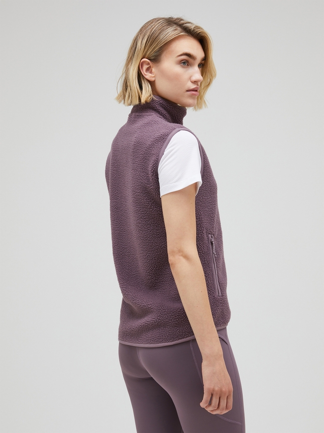 Pile Zip Vest Women