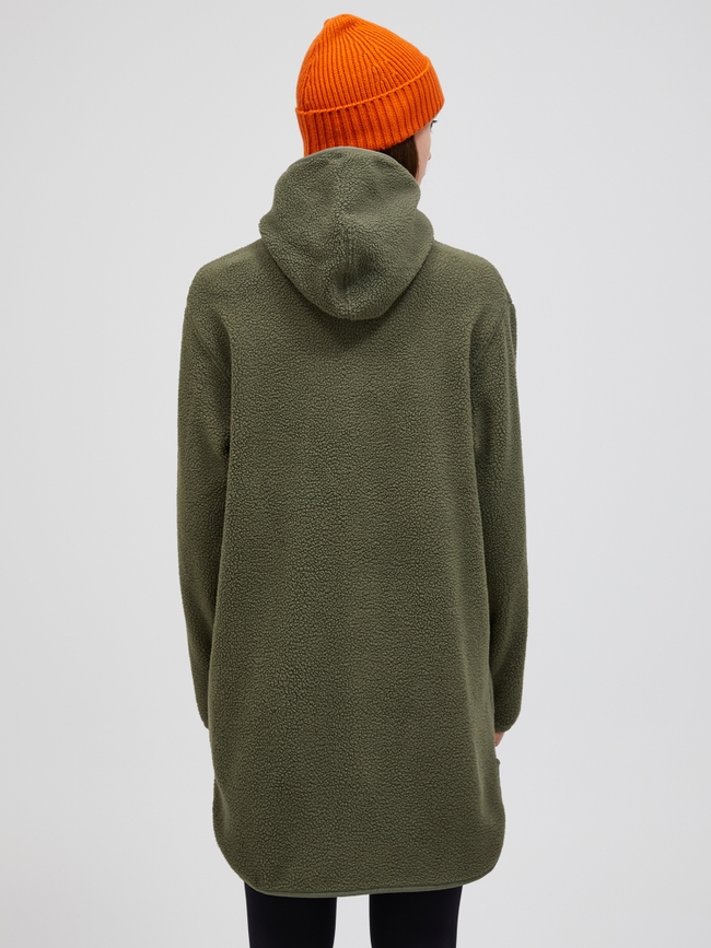 Pile Long Zip Women