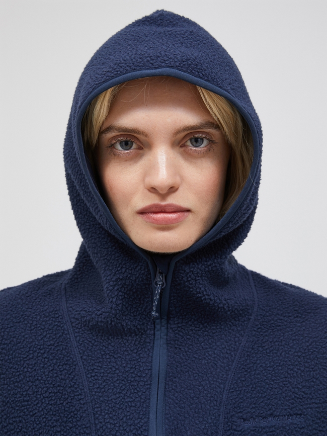 Pile Long Zip Women