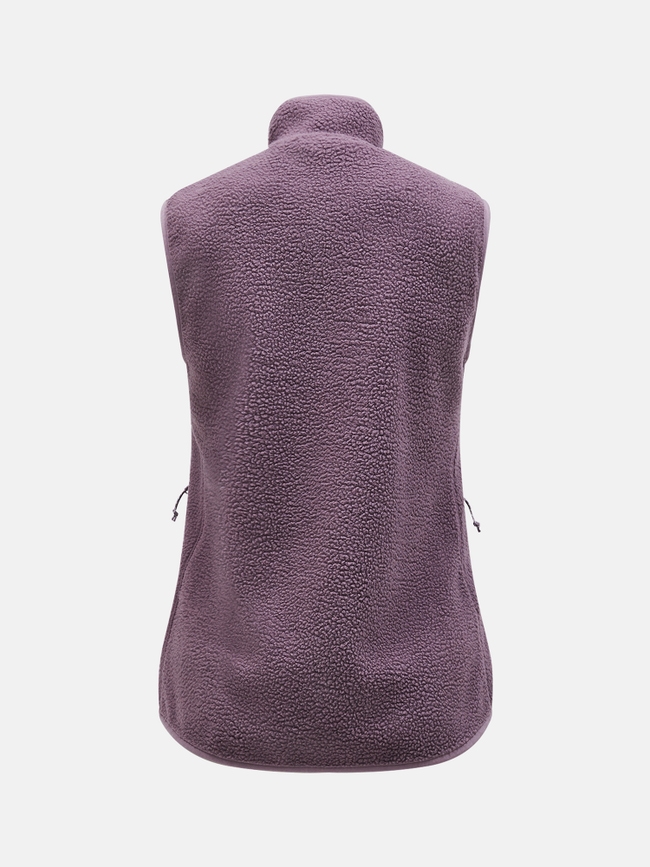 Pile Zip Vest Women