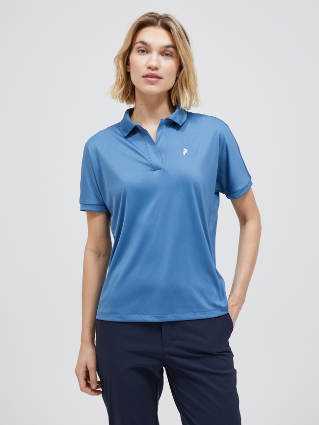 Illusion Short Sleeve Polo Women