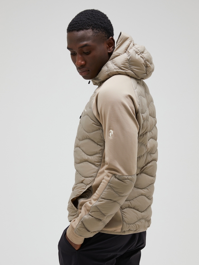 Helium Down Hybrid Hood Men