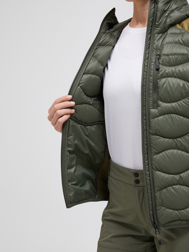 Helium Hybrid Down Hood Jacket Women