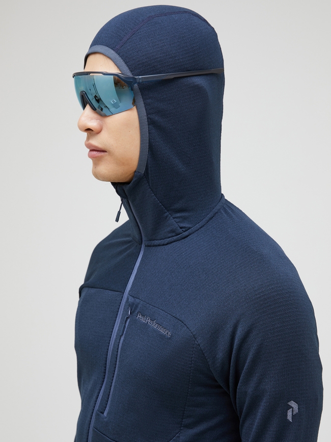 Light Zip Hood Fleece Men