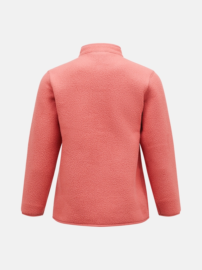 Fleece Snap Cardigan Women