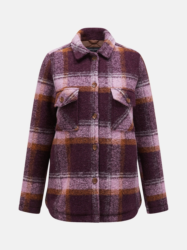 Kelly Wool Shirt Jacket Women