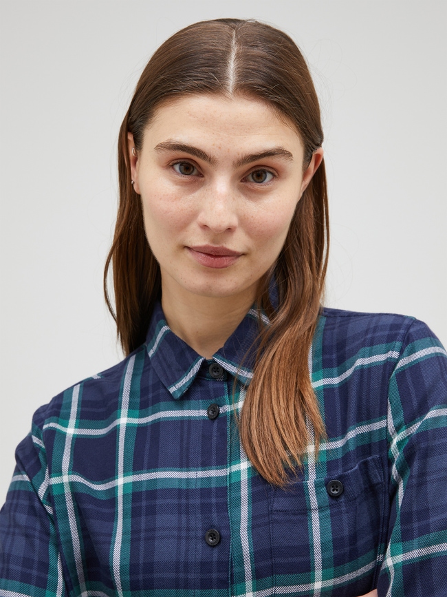 Cotton Flannel Shirt Women
