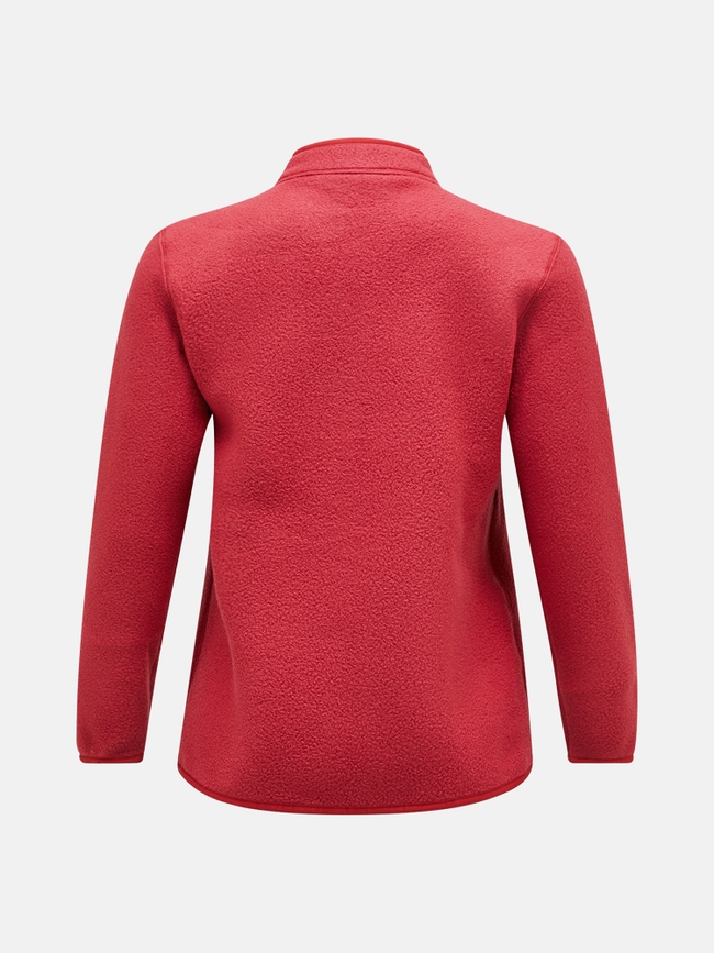 Fleece Snap Cardigan Women