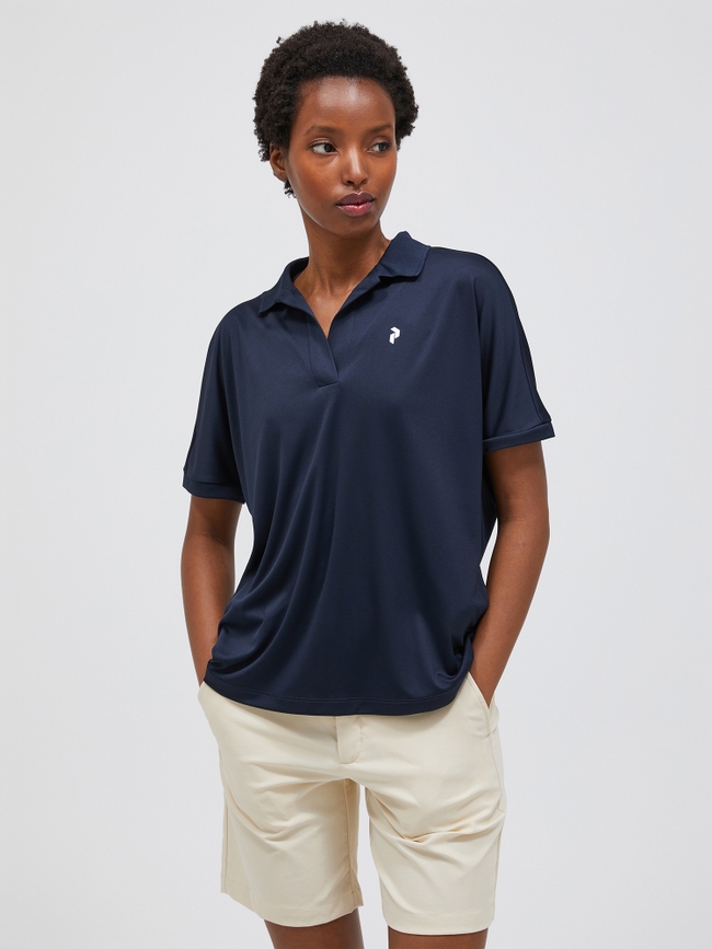 Illusion Short Sleeve Polo Women
