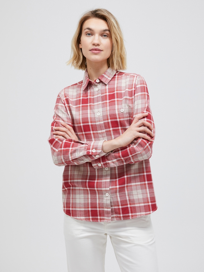 Cotton Flannel Shirt Women