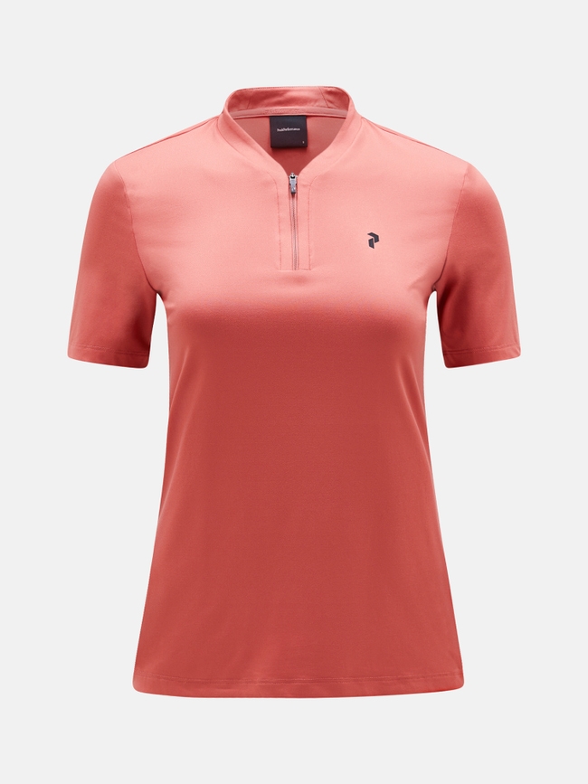 Turf Zip Short Sleeve Top Women