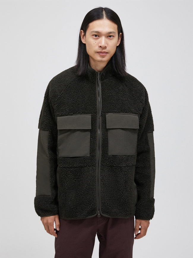 Heavy Pile Oversized Jacket Men