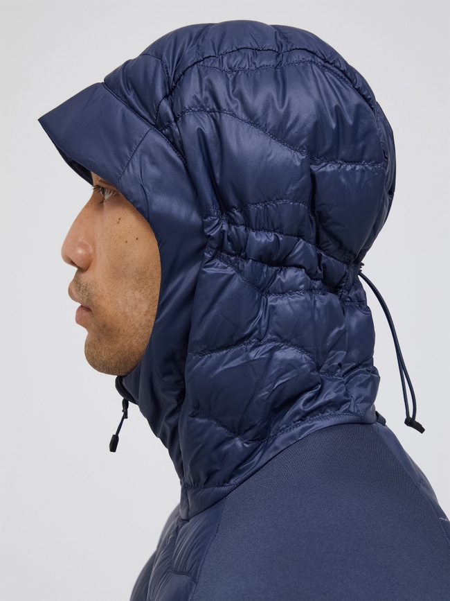 Helium Down Hybrid Hood Men