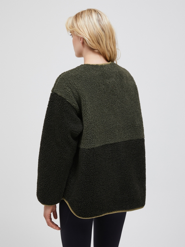 Heavy Pile Oversized Cardigan Women