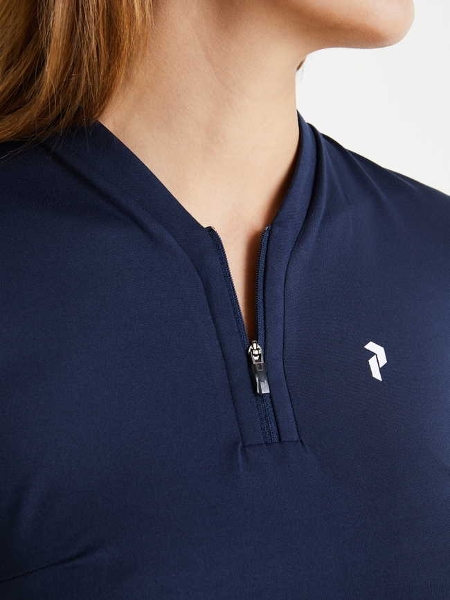 Turf Zip Short Sleeve Top Women