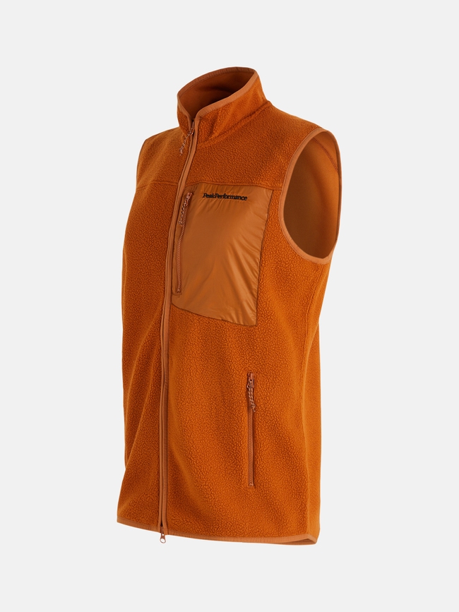 Pile Zip Vest Men