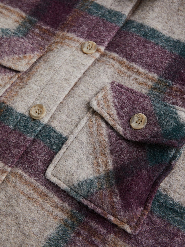 Kelly Wool Shirt Jacket Women