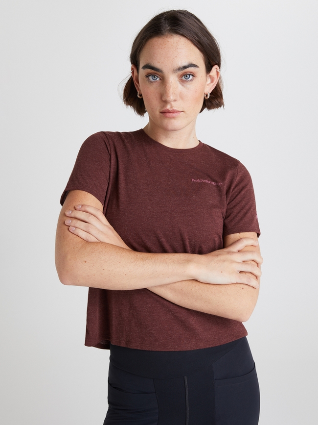Wool Blend Cropped Short Sleeve Women