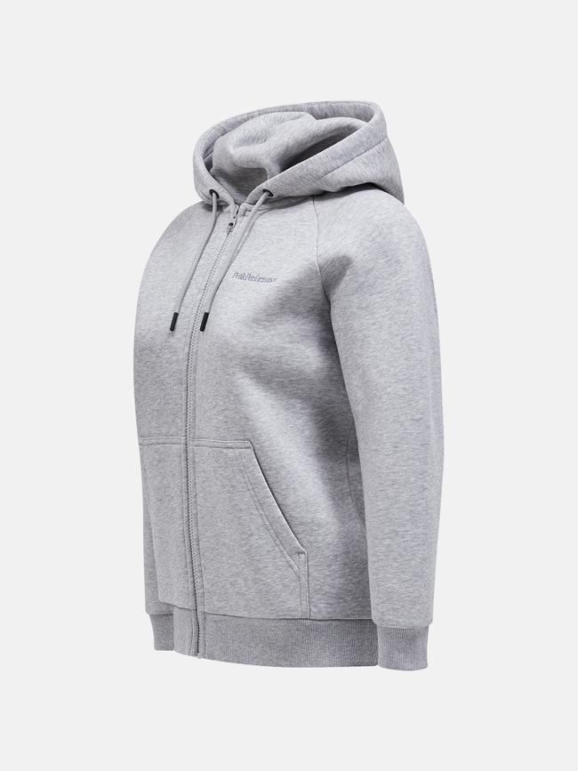 Original Small Logo Zip Hood Women