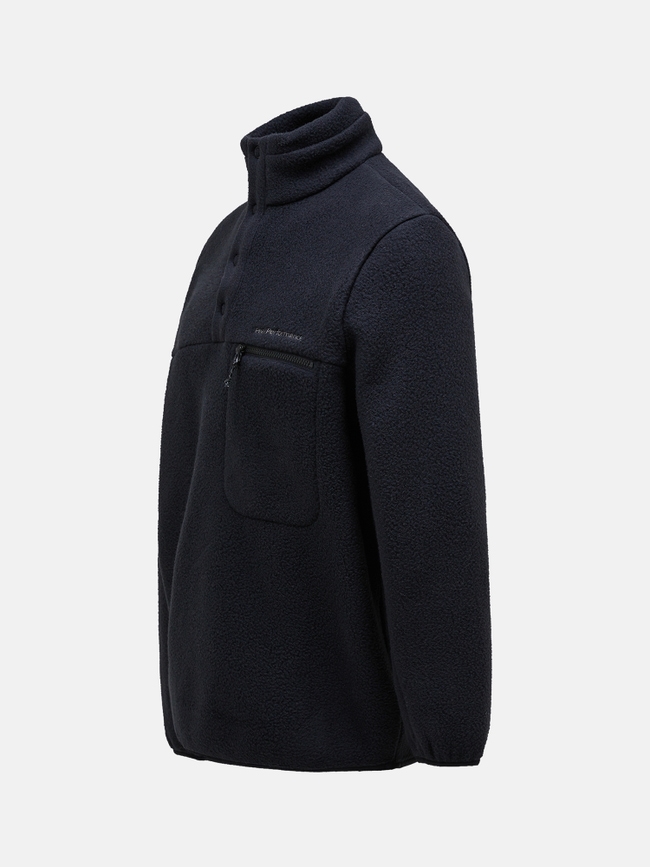 Fleece Snap T-Neck Men