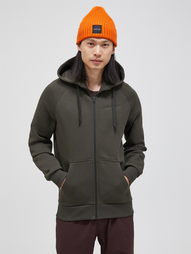 Original Small Logo Zip Hood Men