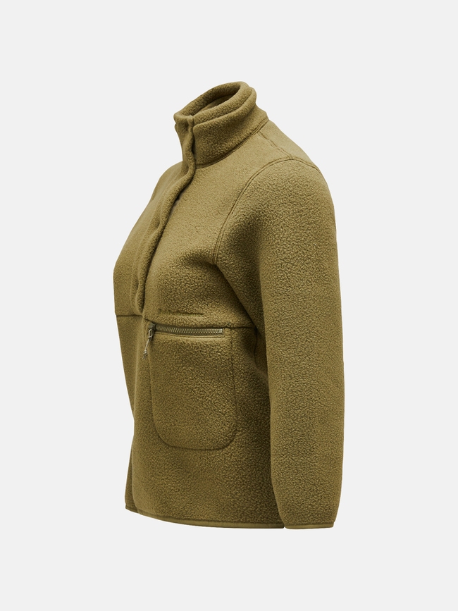 Fleece Snap T-Neck Women