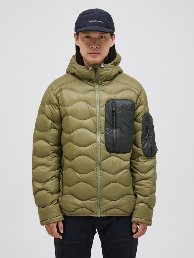 Helium Utility Down Hood Jacket Men