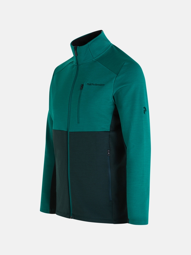 Vertical Mid Zip Jacket Men